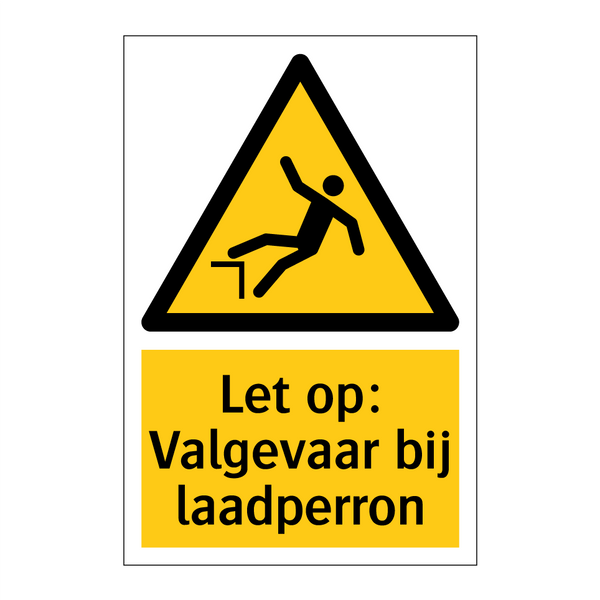 Let op: Valgevaar bij laadperron