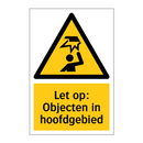 Let op: Objecten in hoofdgebied