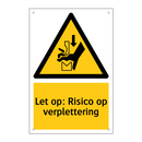 Let op: Risico op verplettering