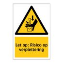 Let op: Risico op verplettering
