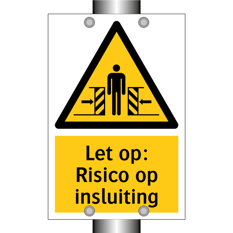 Let op: Risico op insluiting