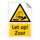Let op! Zuur