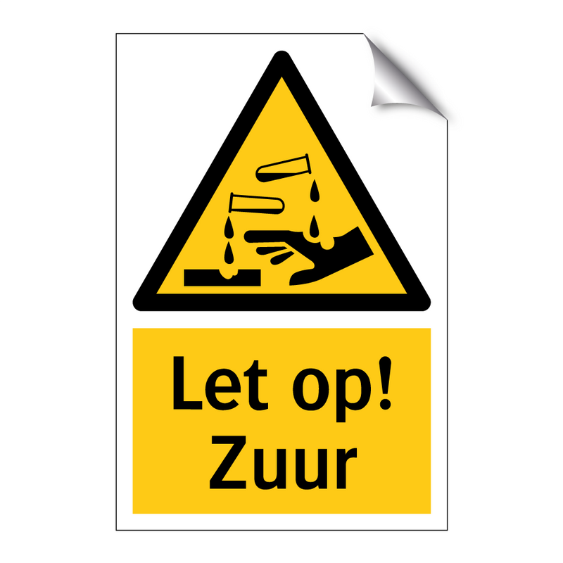 Let op! Zuur