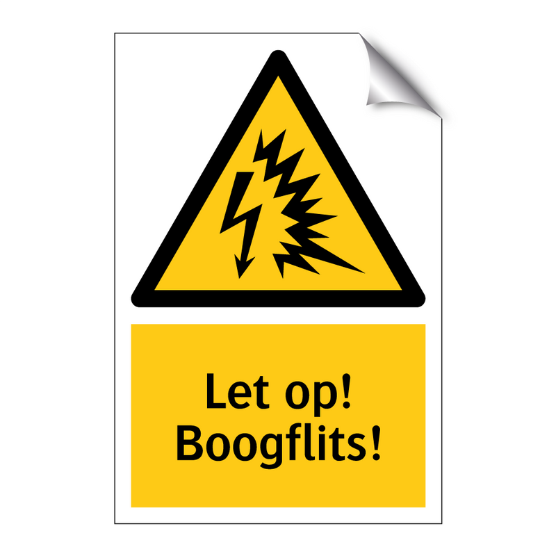 Let op! Boogflits!