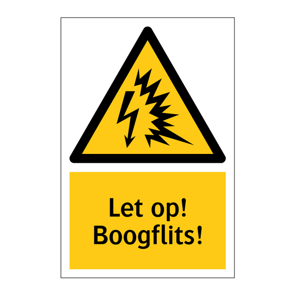 Let op! Boogflits!