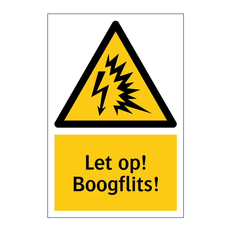 Let op! Boogflits!