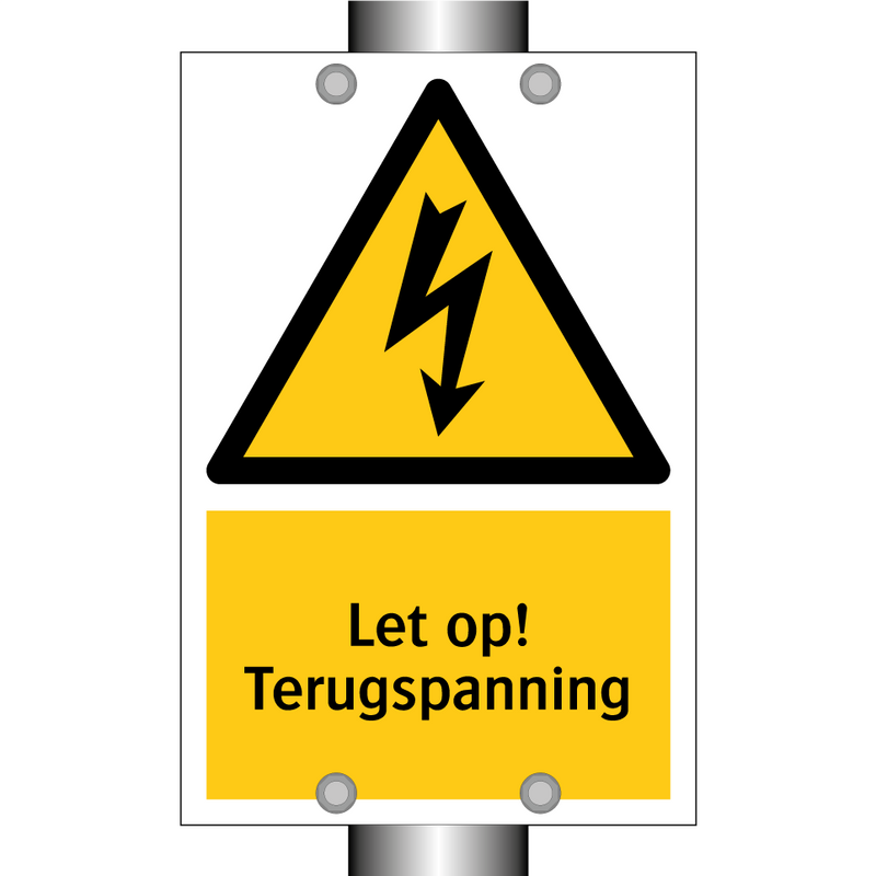 Let op! Terugspanning