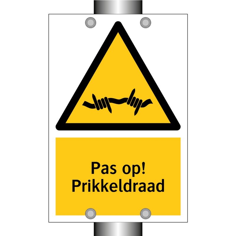 Pas op! Prikkeldraad