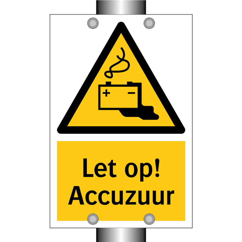 Let op! Accuzuur
