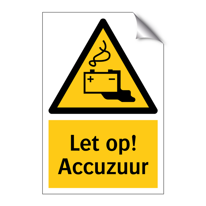 Let op! Accuzuur