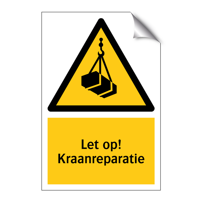 Let op! Kraanreparatie