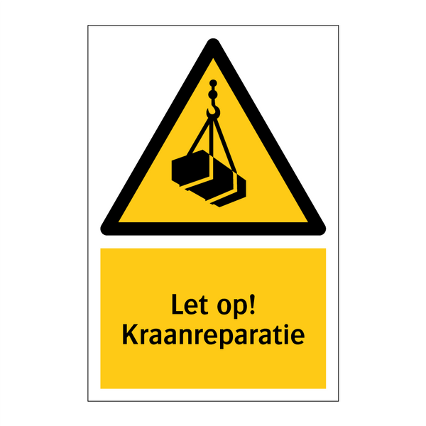 Let op! Kraanreparatie