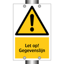 Let op! Gegevenslijn