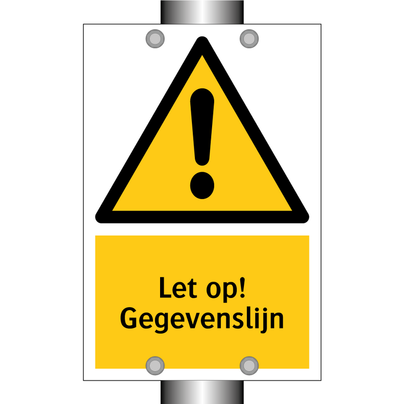 Let op! Gegevenslijn