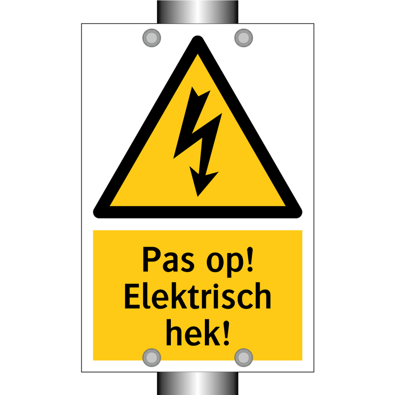 Pas op! Elektrisch hek!