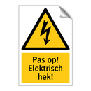 Pas op! Elektrisch hek!