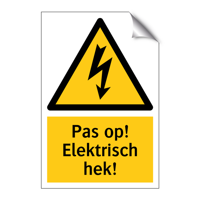 Pas op! Elektrisch hek!