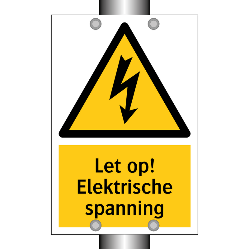 Let op! Elektrische spanning