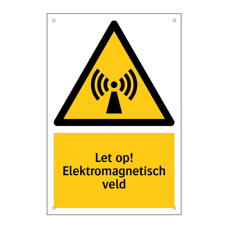Let op! Elektromagnetisch veld