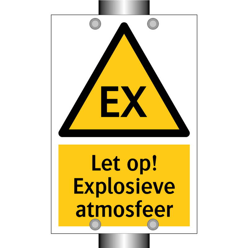 Let op! Explosieve atmosfeer