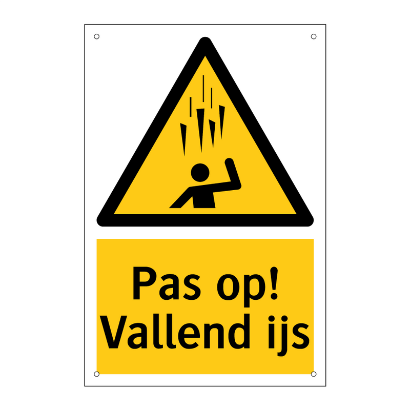 Pas op! Vallend ijs