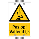 Pas op! Vallend ijs