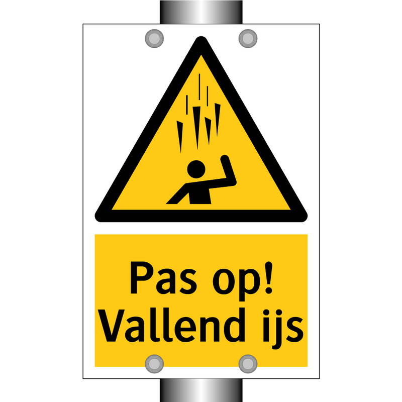 Pas op! Vallend ijs