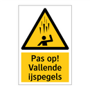 Pas op! Vallende ijspegels