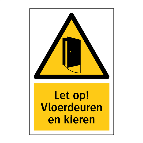 Let op! Vloerdeuren en kieren