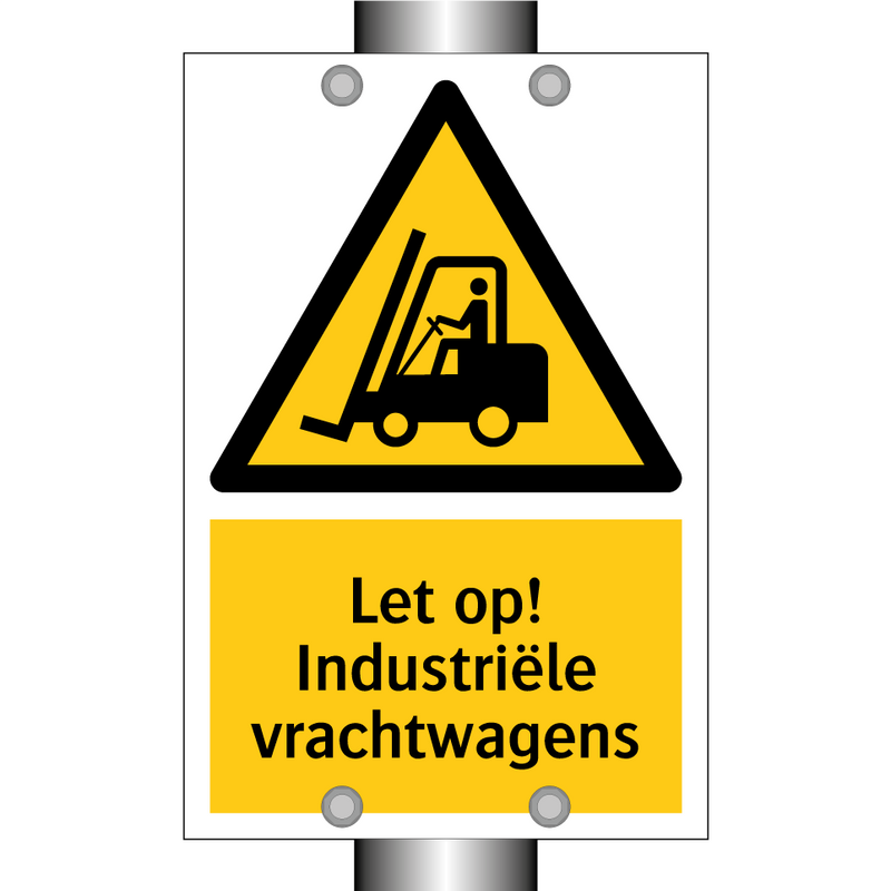 Let op! Industriële vrachtwagens