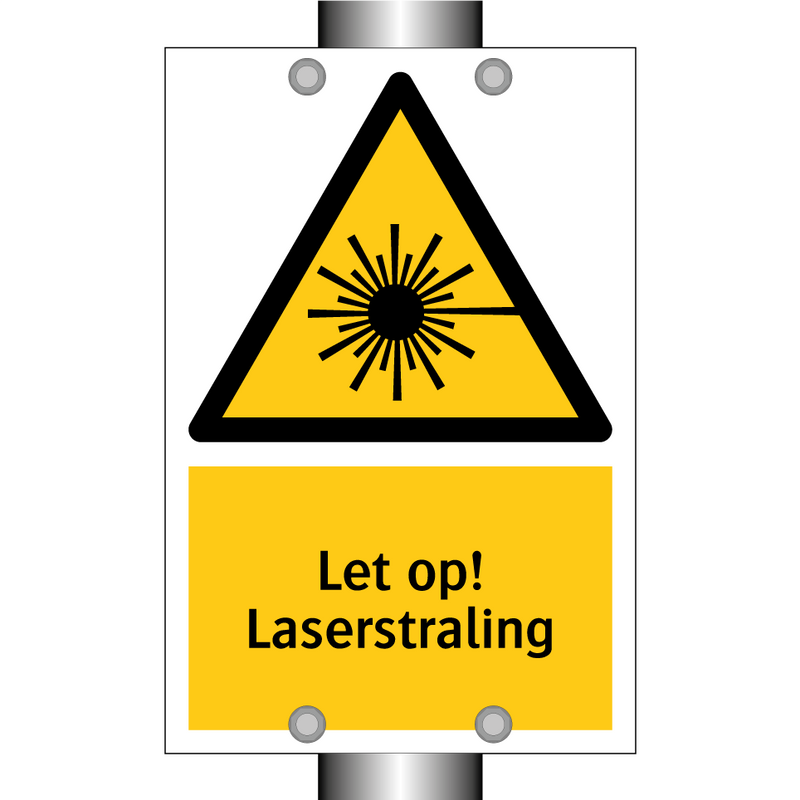 Let op! Laserstraling