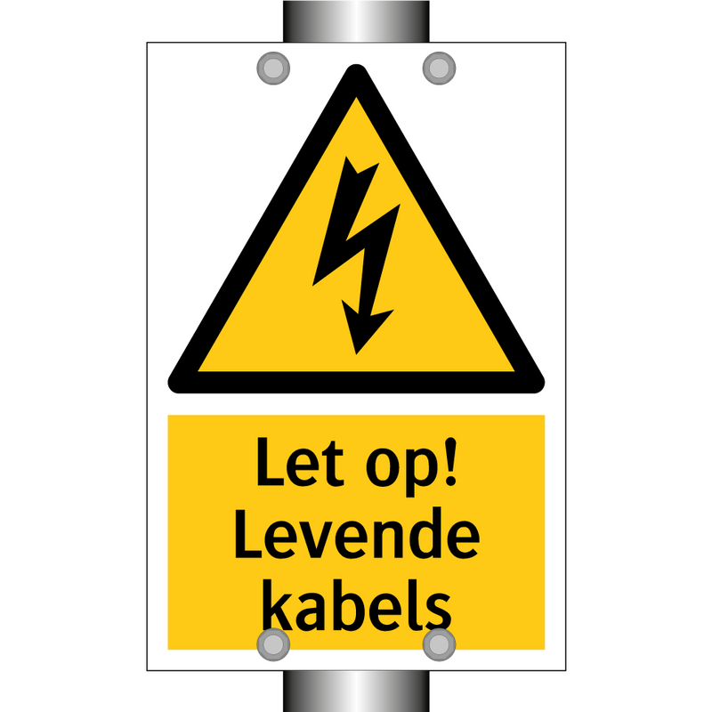 Let op! Levende kabels