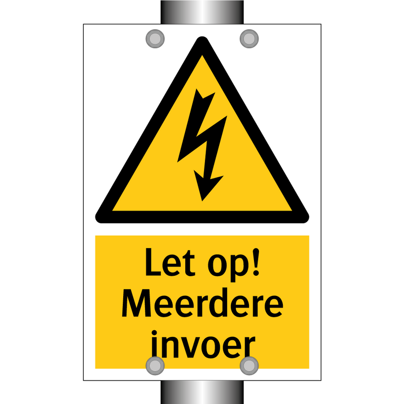 Let op! Meerdere invoer
