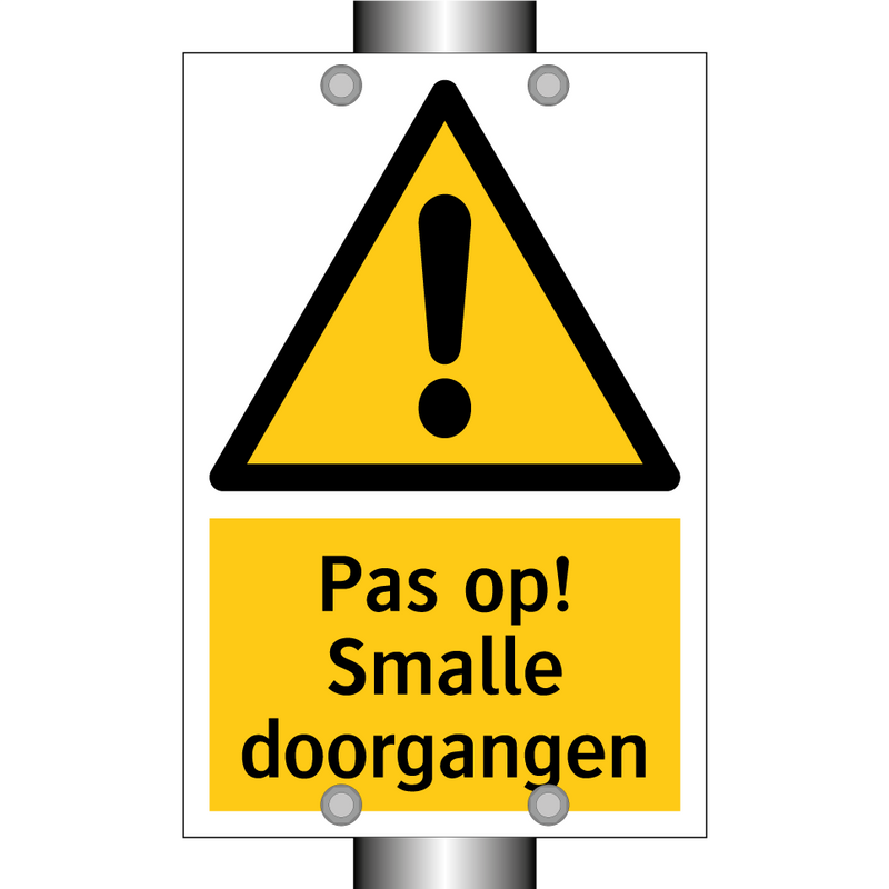 Pas op! Smalle doorgangen