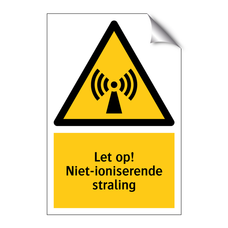 Let op! Niet-ioniserende straling