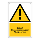 Let op! Eikenprocessierupsen Allergiegevaar