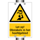 Let op! Obstakels in het hoofdgebied