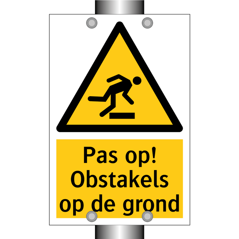 Pas op! Obstakels op de grond