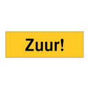 Zuur!