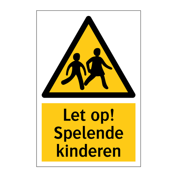 Let op! Spelende kinderen