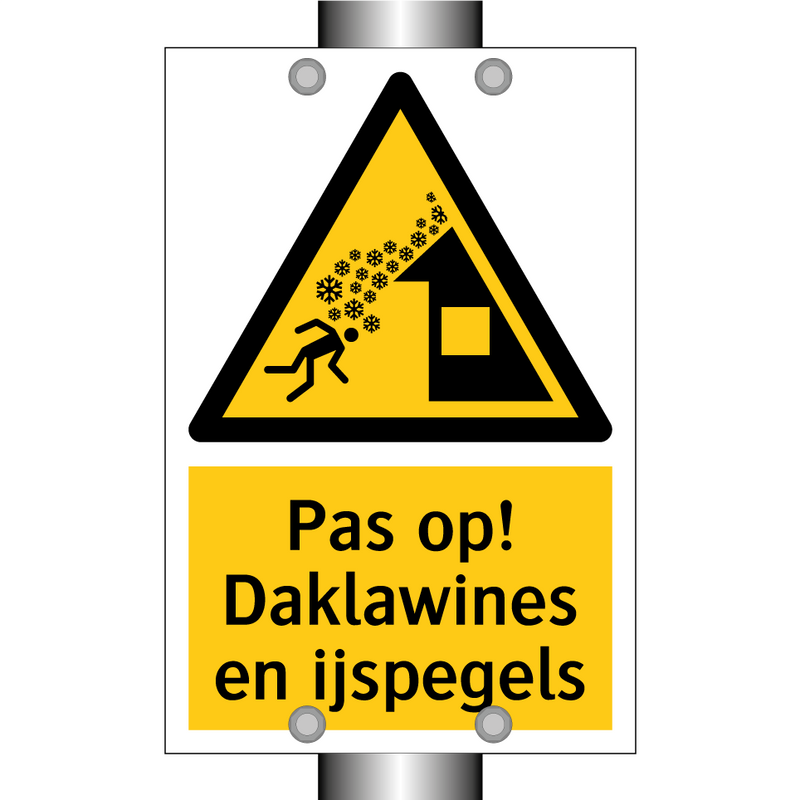 Pas op! Daklawines en ijspegels