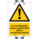 Let op! Mogelijke slappe touwformatie tijdens noodontgrendeling