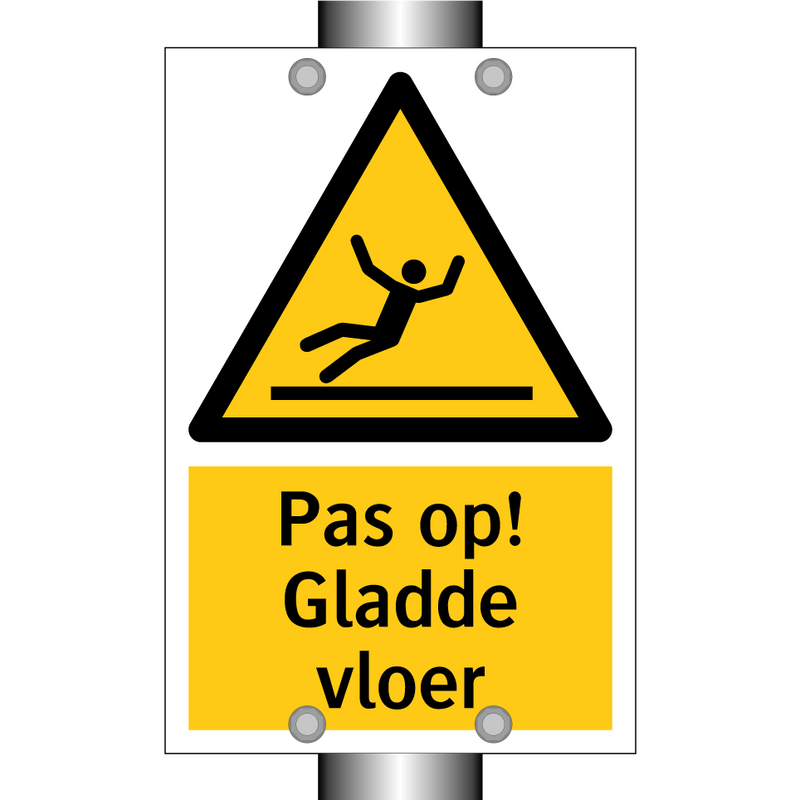 Pas op! Gladde vloer