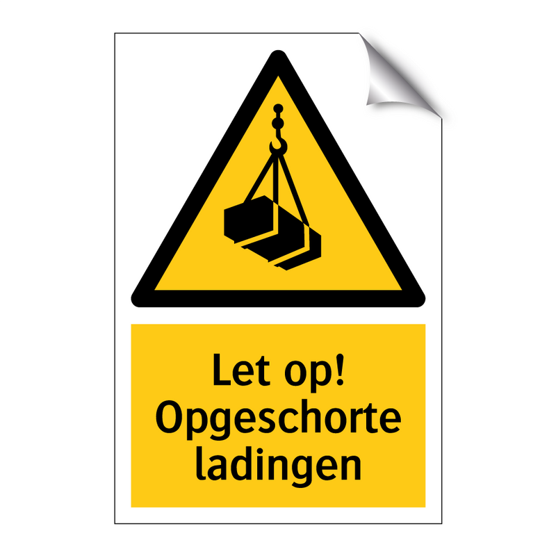 Let op! Opgeschorte ladingen
