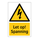 Let op! Spanning