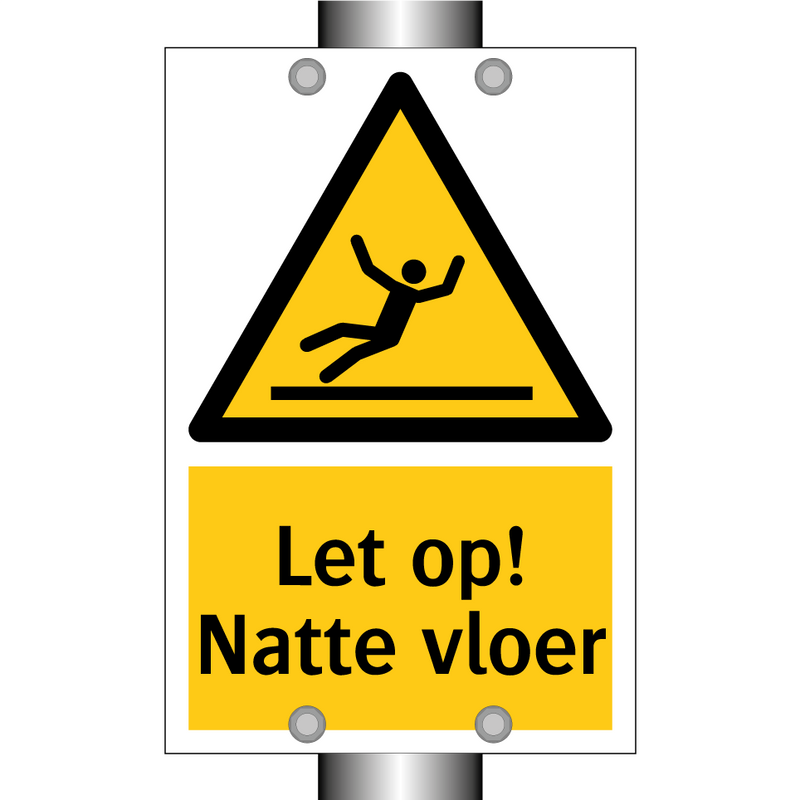 Let op! Natte vloer