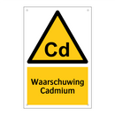 Waarschuwing Cadmium