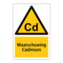 Waarschuwing Cadmium