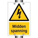 Midden spanning
