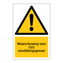 Waarschuwing voor Co2 verstikkingsgevaar
